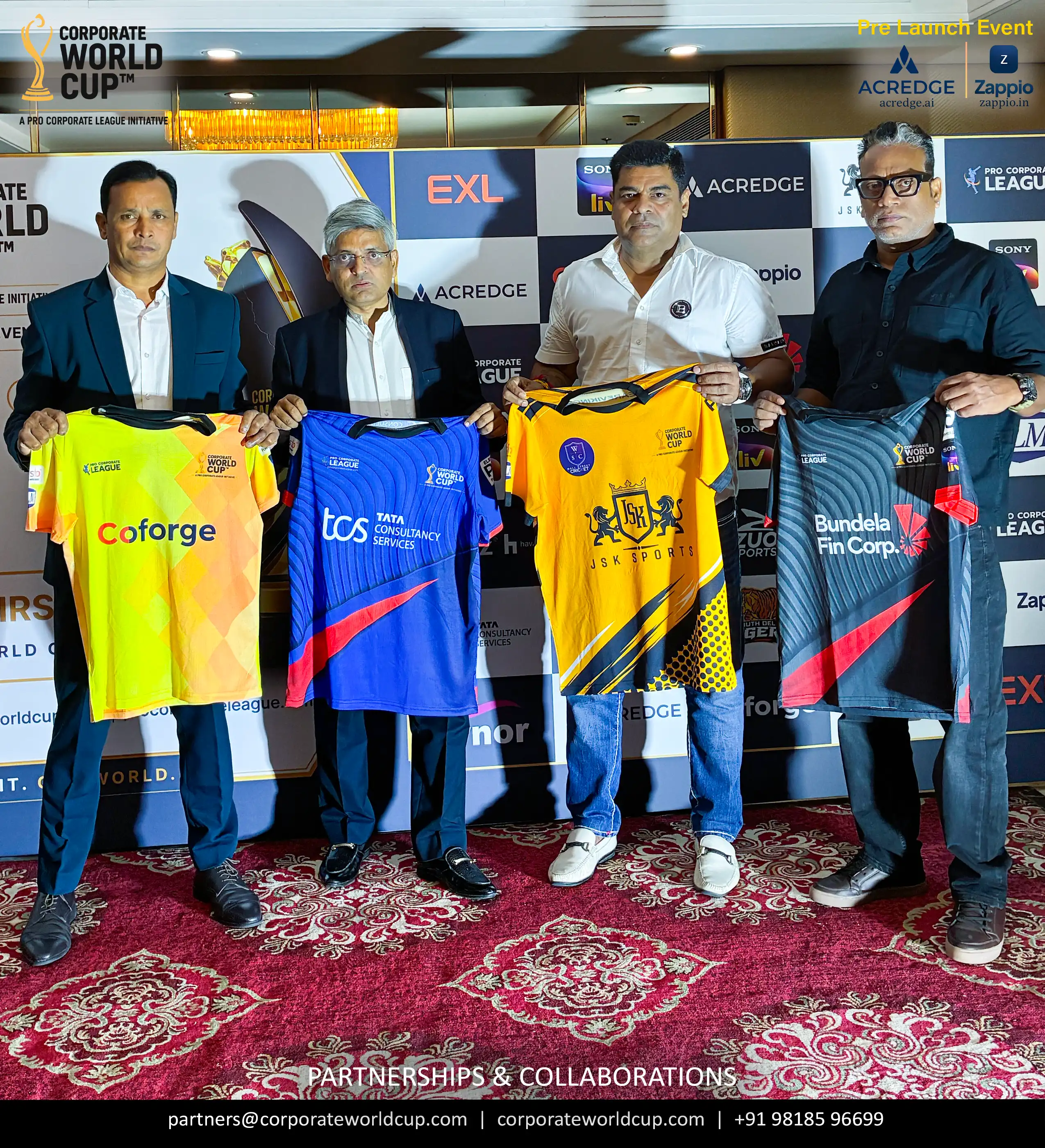 Coforge, TCS, JSK & Bundela Jersey Launch