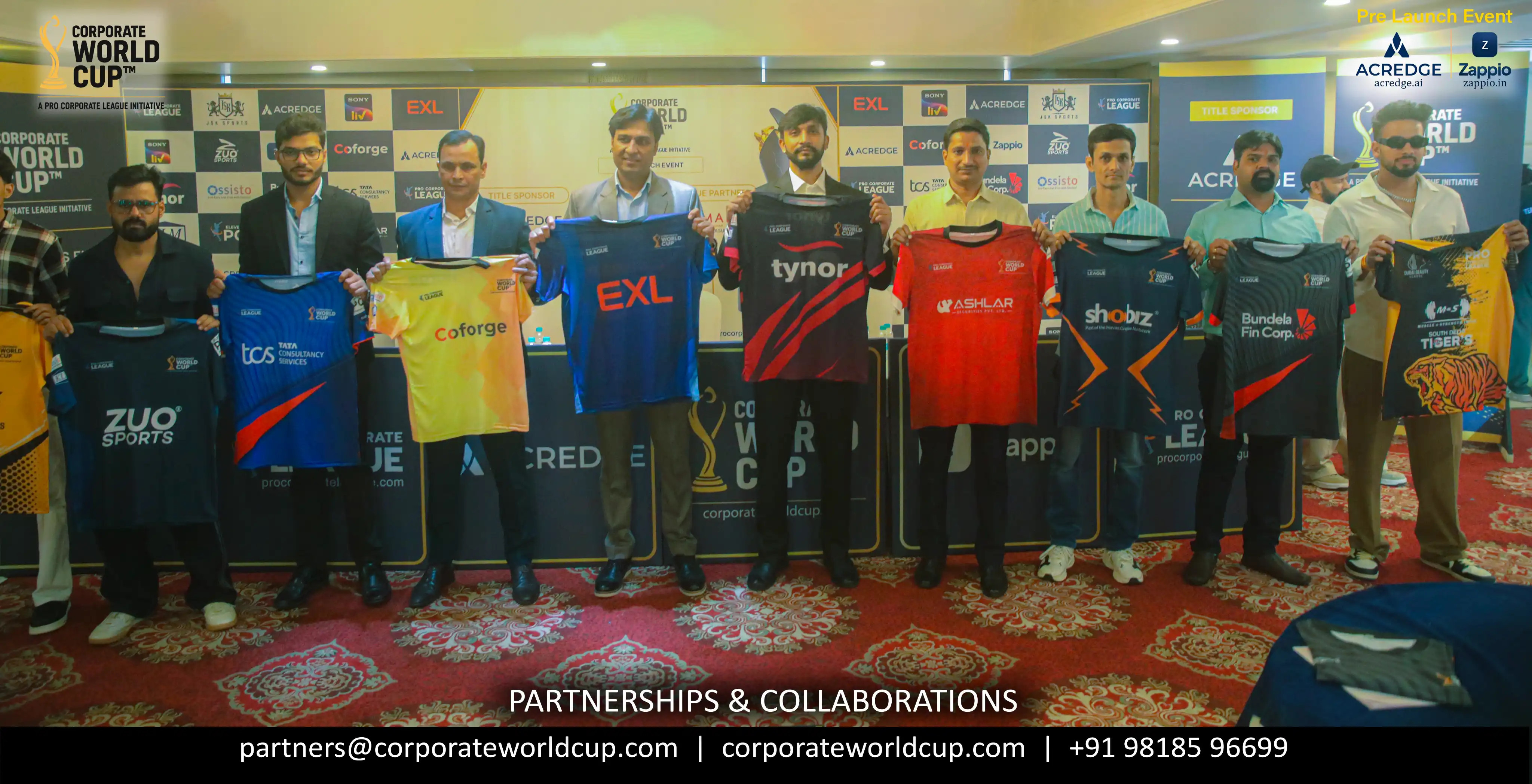 Corporate World Cup – All Team Jersey Launch