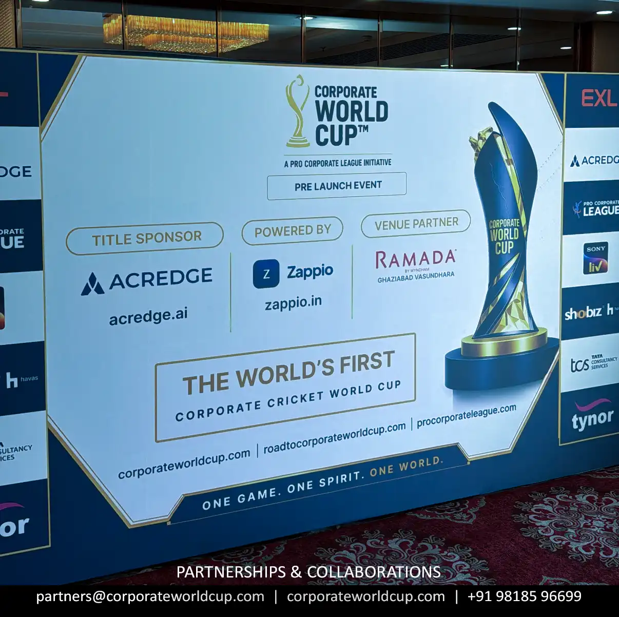 Corporate World Cup Backdrop