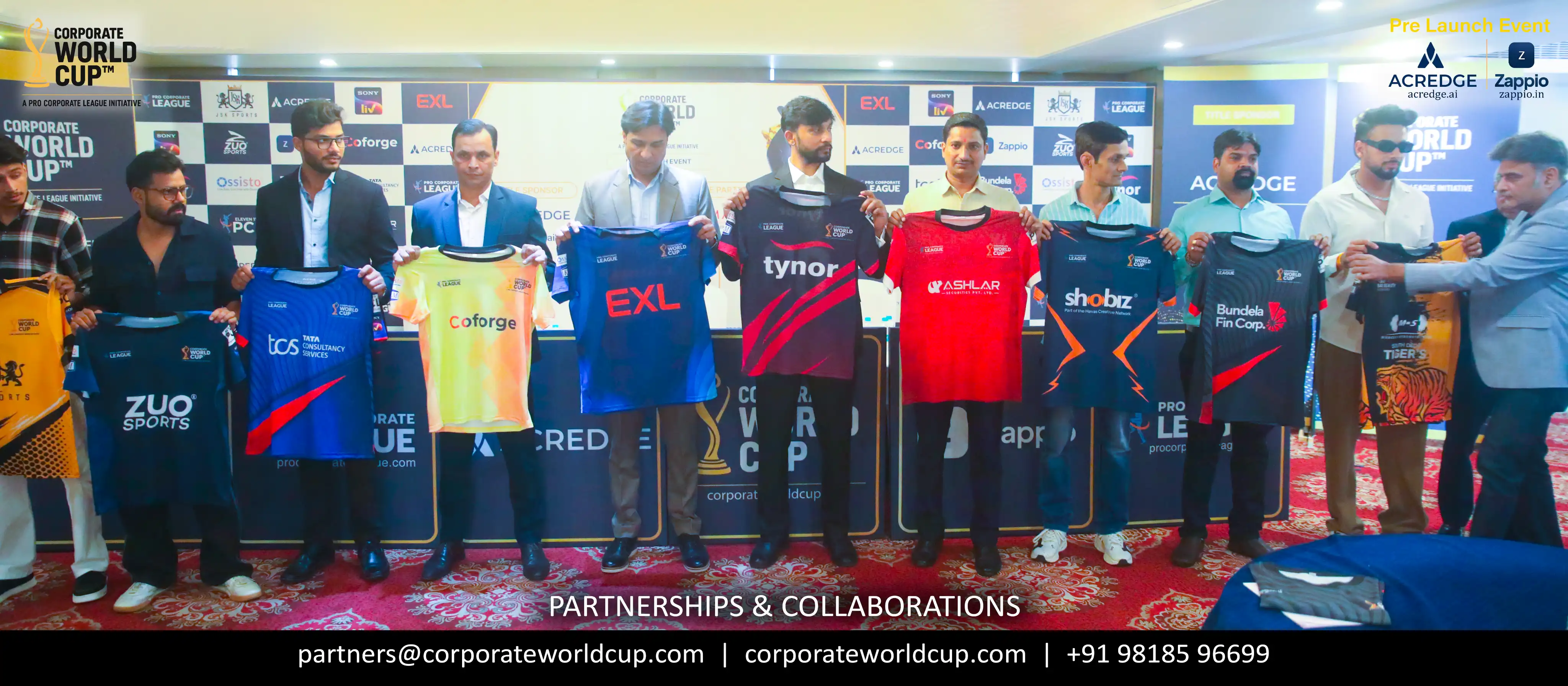 Corporate World Cup – All Team Jersey Launch